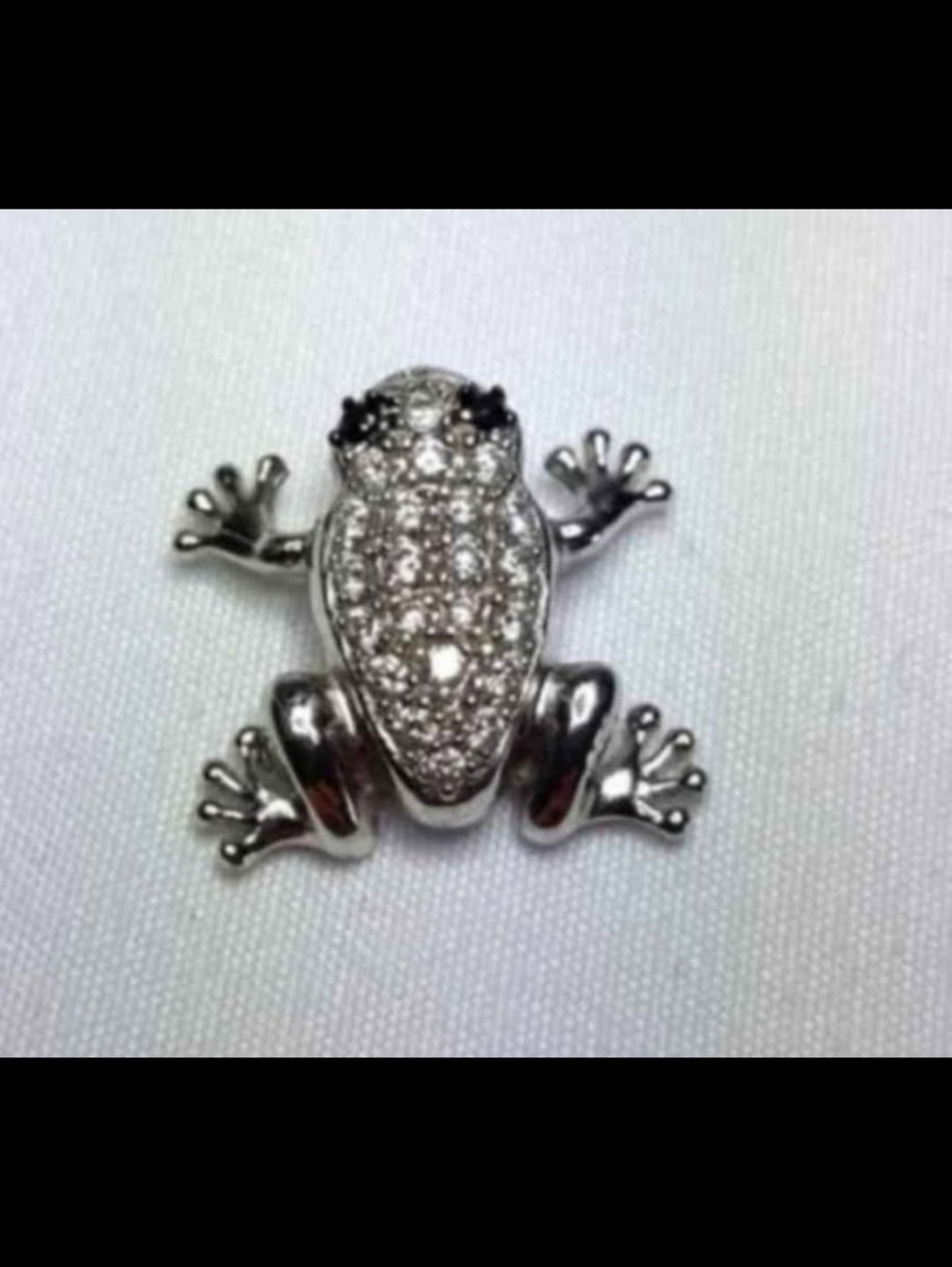 Sterling Silver Frog Pendant